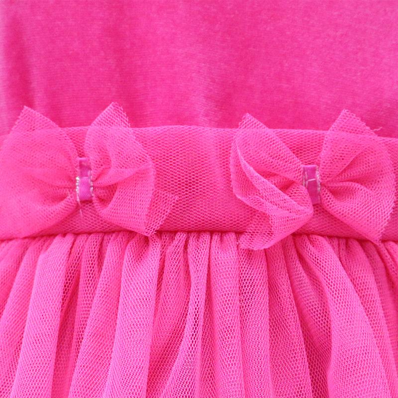 Newborn Kids Girl Dress Summer Clothes Set Casual Set Sports Outfits Behind Zipper Clothing Bow-Knot Princess Dress