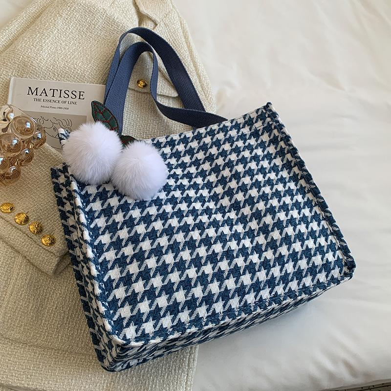 Casual Tote Bag mit großer Kapazität für Damen, modische Pendeltasche für Studenten, vielseitige Umhängetasche für den Unterricht