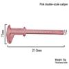 Mini Dual Scale Vernier Caliper 80-150mm for Jewelry and Wenwan, Plastic Measuring Tool