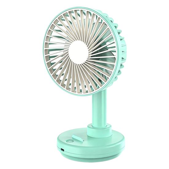 Rotating Desk Fan with 3 Speeds USB Charging Portable Cooling Fan for Office
