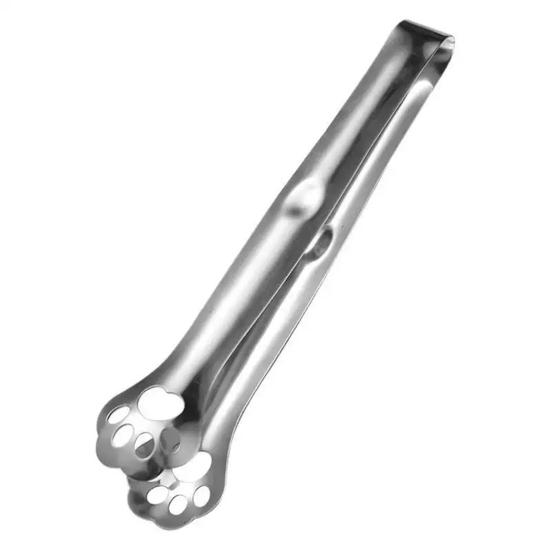 Yousheng Ice Clamp Cat Claw Tongs Stainless Steel Rust Resistant Ice Clip Kitchen Baking Utensils for Barbecue Bread Ice
