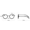 Anti Blue Rays Round Prescription Eyeglasses With Cylinder Brand Designer Metal Steampunk Nearsighted Glasses 0 -0.5 -0.75 To -6
