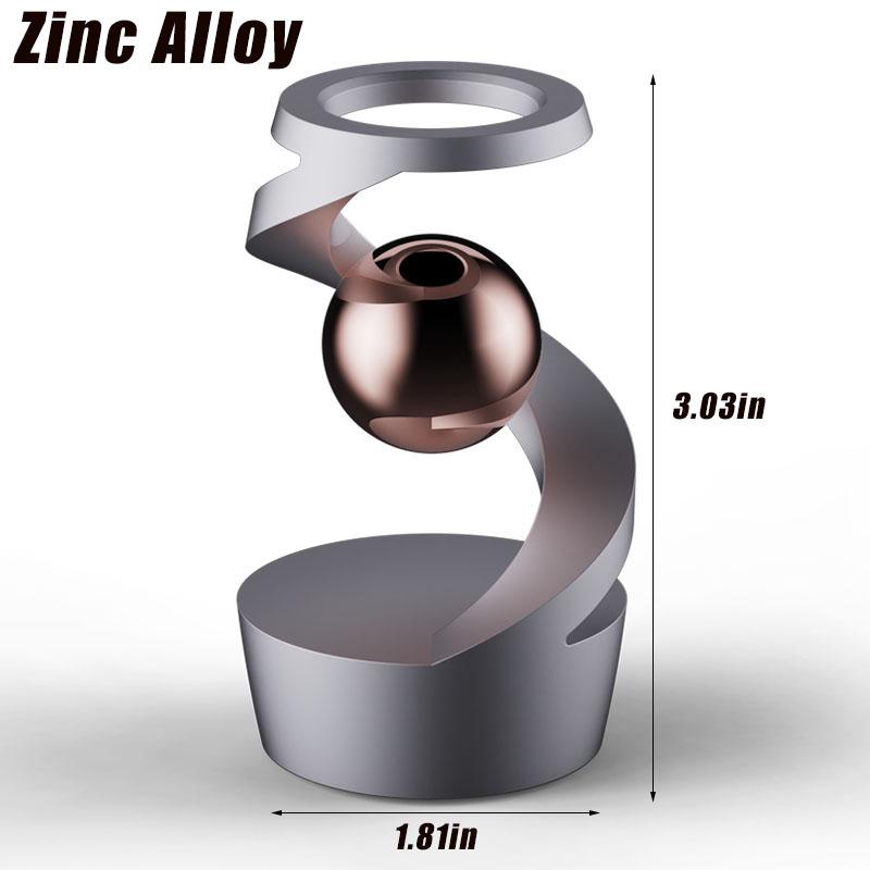 

Metal Desktop Visual Levitating Gyroscope, Counter-Gravity Visual, Rotating, Stress-Relieving, Finger-Tip Stress-Relieving Plaything