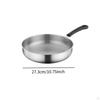 Camping Frying Pan Deep Fry Non Stick Stainless Steel Skillet for Fishing RV
