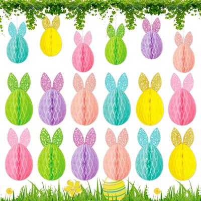 Easter Party Decoration Honeycomb Ball Pendant Easter Honeycomb Ball Festival Decoration Decoration Arrangement
