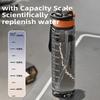 Summer Sport Water Bottles with Straw, Tritan Cup, One Click Open Water Bottle with Handle, Outdoor Portable Drinking Bottles