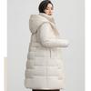 Down Padded Jacket Women's Winter Thickened Tooling Padded Jacket Art Long Style