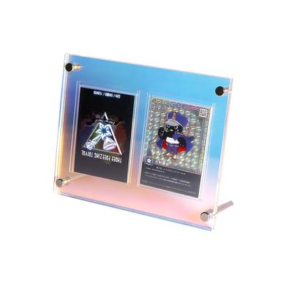 PRO 2 Serie Handelskort Displayæske Handelskort Skruefast Klart Ramme Rillet Opbevaring Display Opbevaring Samling Lokal Produktion 2 Stykker