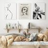 Póster e Impresión Mujer Hermosa Naturaleza Con Líneas Arte de Pared Imágenes Matisse Abstracto Pintura en Lienzo Decoración Nórdica para el Hogar