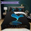 Tottenham Hotspur FC Pattern Bedding,Quilt Set Quilt Cover Pillowcase Home Birthday Gift(1 * duvet cover + 2 * pillowcase, without core)_lx