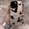 Butterflies Fluttering iPhone Case for Models X, 13 Pro Max, 14, 15, 16 Pro, 17 - Drop-proof Design.