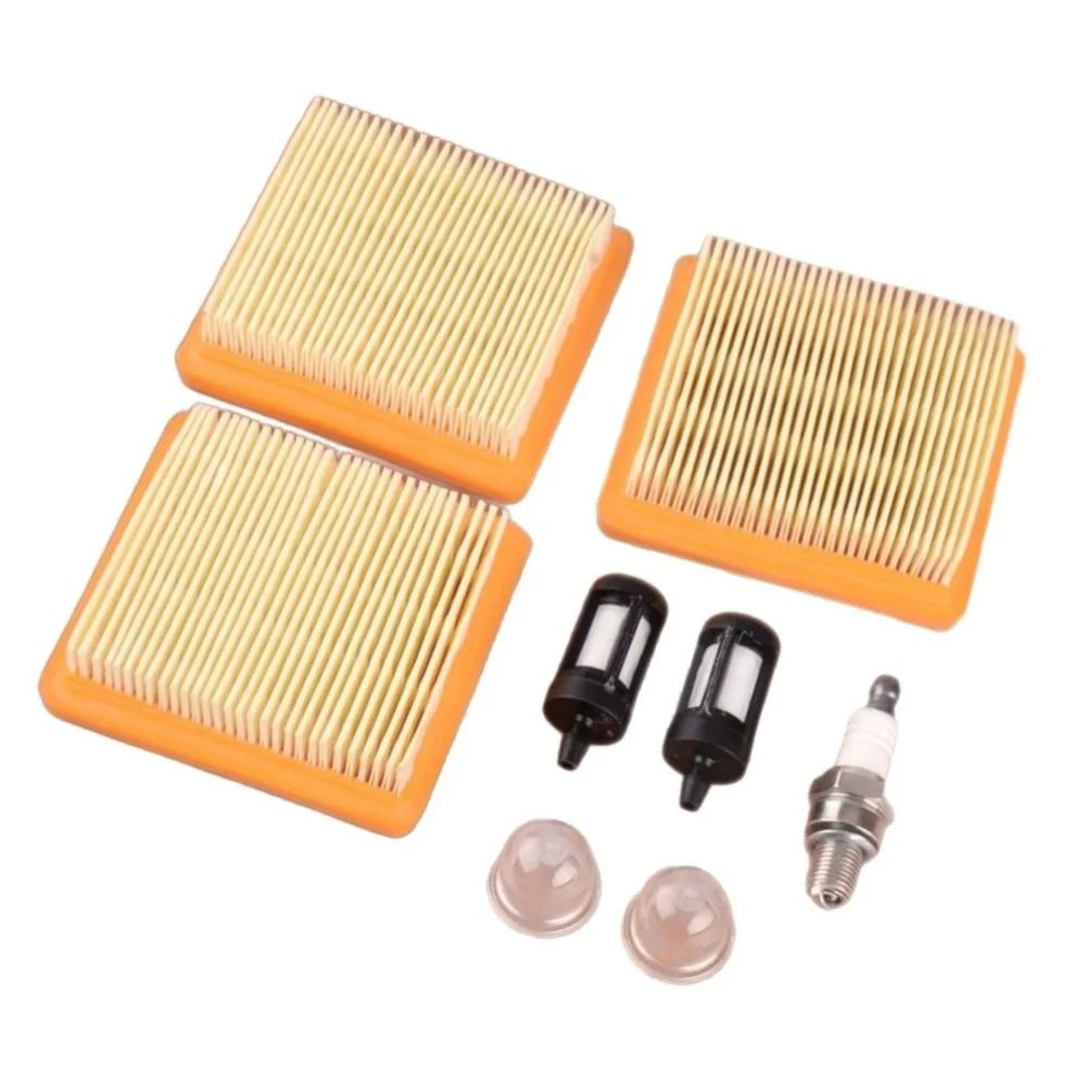 Replacement Air Fuel Filter Kit Compatible With FS91 FS91R KM91R FS89 FS131 FC96 Air Filter Tank Filter Replacement Set