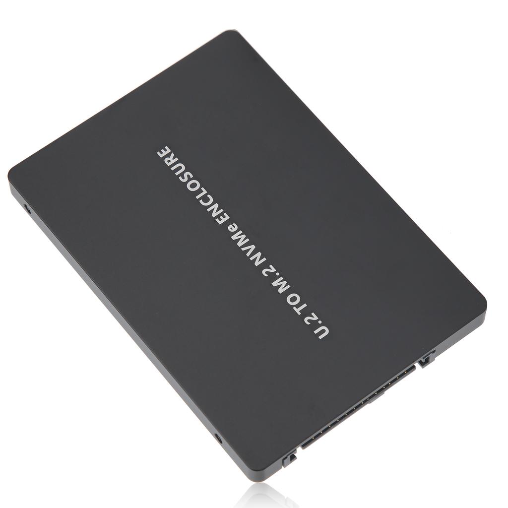 Hard Disk Box U2BOX PCIE3.0 NVME To U.2 Adapter Card SFF8639 Aluminum U2 SSD EnclosureBlack  (Not