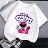 Smilings Critters Children T-shirt Clothing Cartoon Printing Boy Girl Tee Anime Summer Short Sleeved Clothes Cute Kids Top Decor