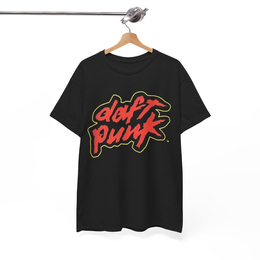 Daft Punk Tshirt EDM Techo Tour Merch Concert Graphic NEW Unisex Heavy Cotton Unisex T-Shirt XL