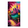 Castle Streetlight Scenery Large Size Diamond Painting New Collection Landscape Diy Full Drill Rhinestone Embroidery Mosaic Cross Stitch Kits