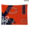 Chicago Bears Wall Tapestry Aesthetic Wall Hanging Printed Fabric Blanket Decorative Tapestries for Bedroom Living Room Home Decor