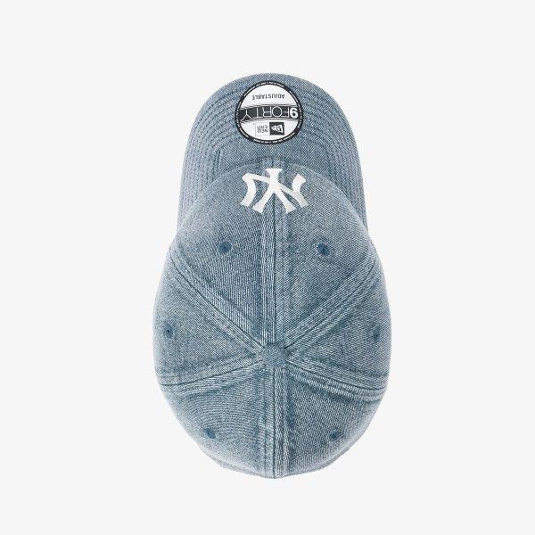 New Era New York Yankees Denim Unstrukturierte Baseballkappe Hellblau 14881501