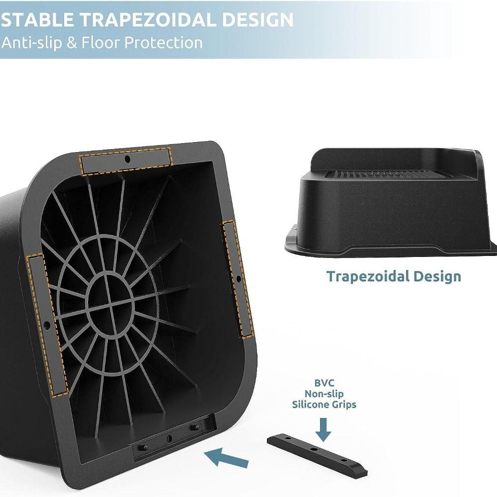 4pcs Set Bed Risers 4 Inch Height Heavy Duty Risers Height Increase Bed Frame Lift  Bed Frame