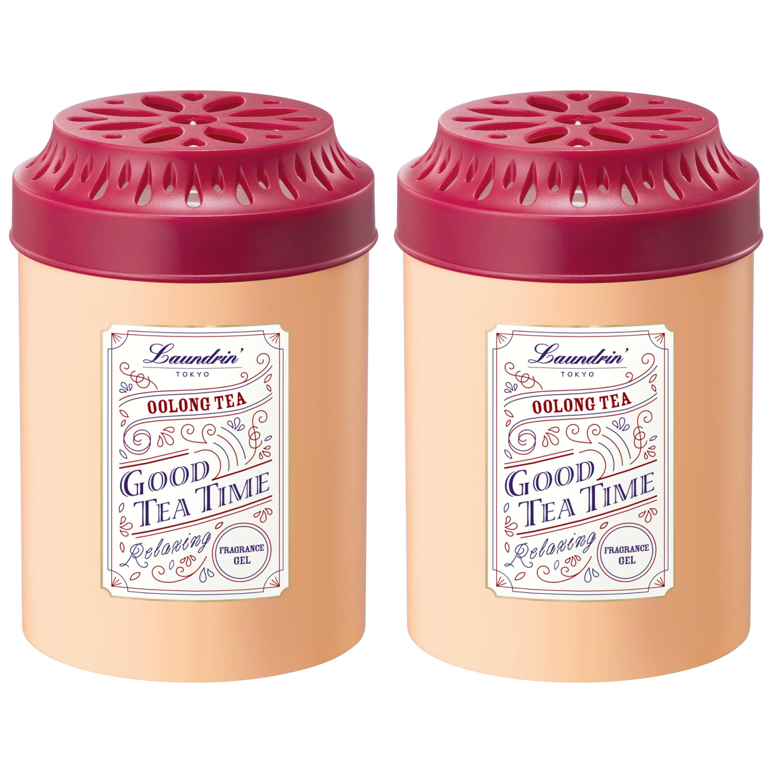 

Laundrin Air Freshener Fragrance Gel, Oolong Tea Scent, 130g (x 2)