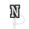 1Pcs Letter Silicone Straw Covers Cap Compatible With Stanley 30&40Oz Cup10Mm Straw Toppers Reusable Dust-Proof Straw Caps