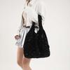 Sac de Soirée Sac Cabas à Sequins Sac à Bandoulière Argenté Brillant Sac sous le Bras Sac à Main Blingbling Shopping