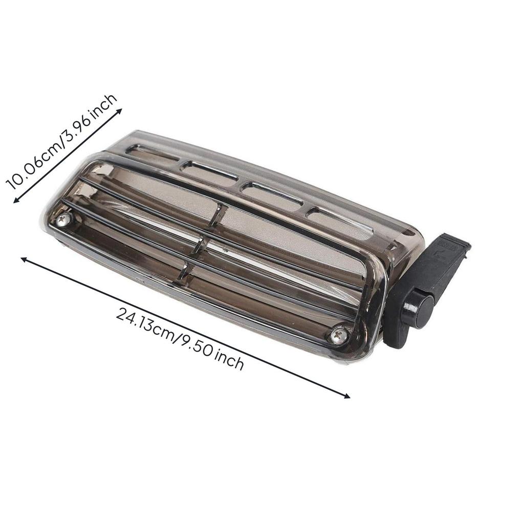 Motorcycle Windshield Vent Tinted Accessory Sleek for Touring Riders