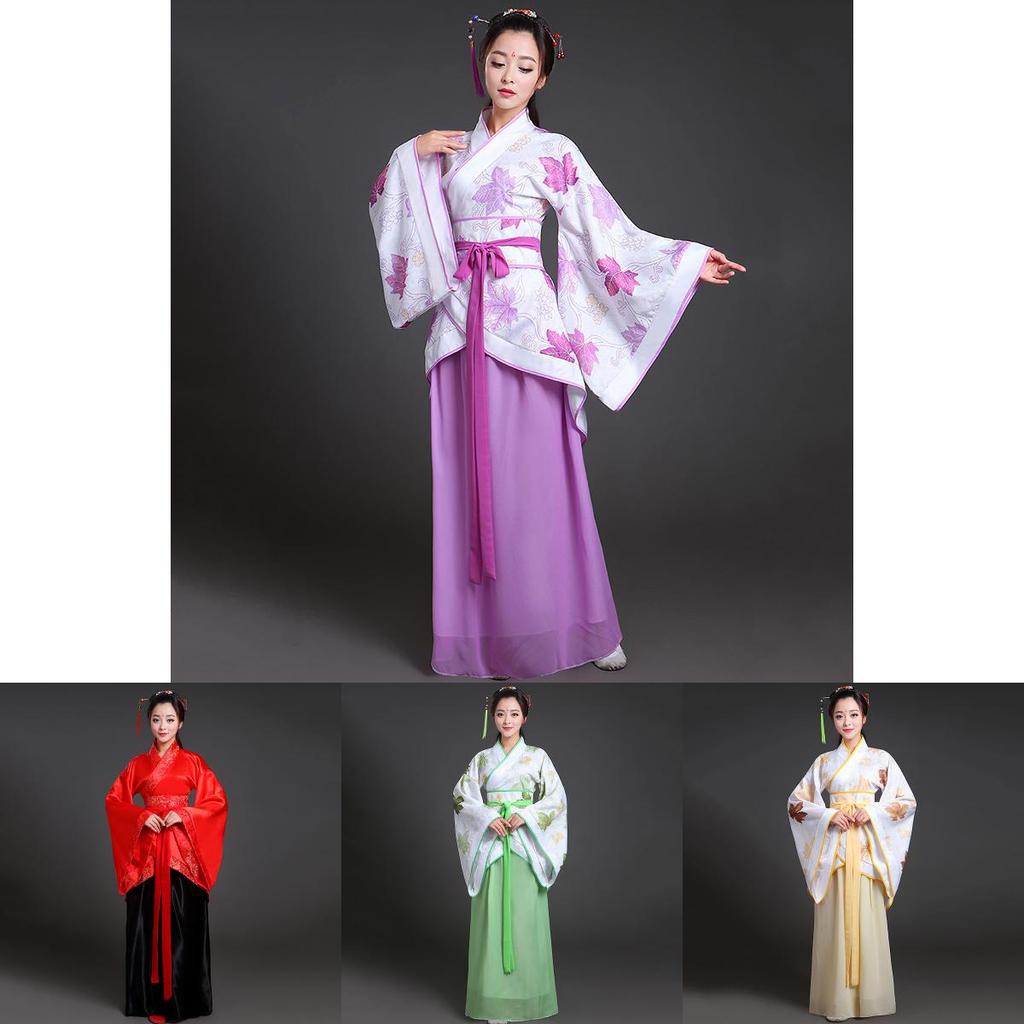 Breathtaking Tang Dynasty Dress For Women With Perfect Stitches In Vibrant Colors
