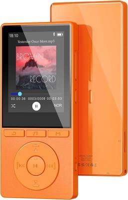 MP3 Player, Bluetooth 5.3 Compatible, Hi-Fi Music Player, Built-in Speaker, 64GB Internal Storage, Expandable Up To 128GB with SD Card, Multi-function