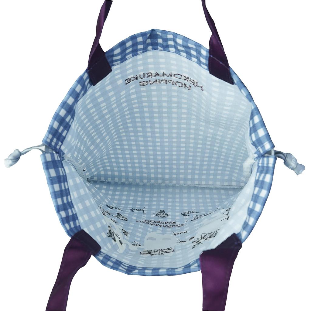 Cat Maruke Drawstring Bag BL [Kusuguru Japan]