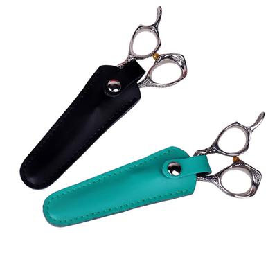 Kožené pouzdro Barber Packet Kryt na nůžky Holstr na nůžky Kadeřnická taška Profesionální hovězí kůže Taška na uložení kadeřnických nůžek