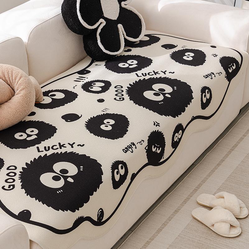

Irregular Special-Shaped Sofa Cushion Universal In All Seasons, Modern Light Luxury, High-End Sense, Straight Row Tofu Block, Sofa Cover Cover Cloth 90*90cm