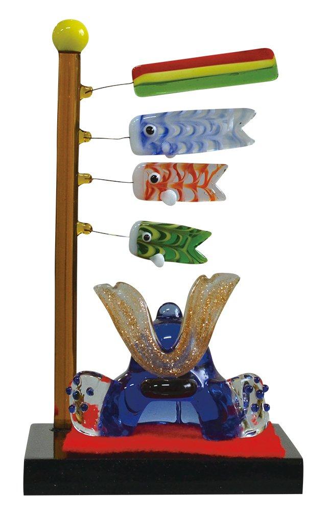 Cute Boys' Day Handmade Glass Carp Streamer and Helmet Set CKK194