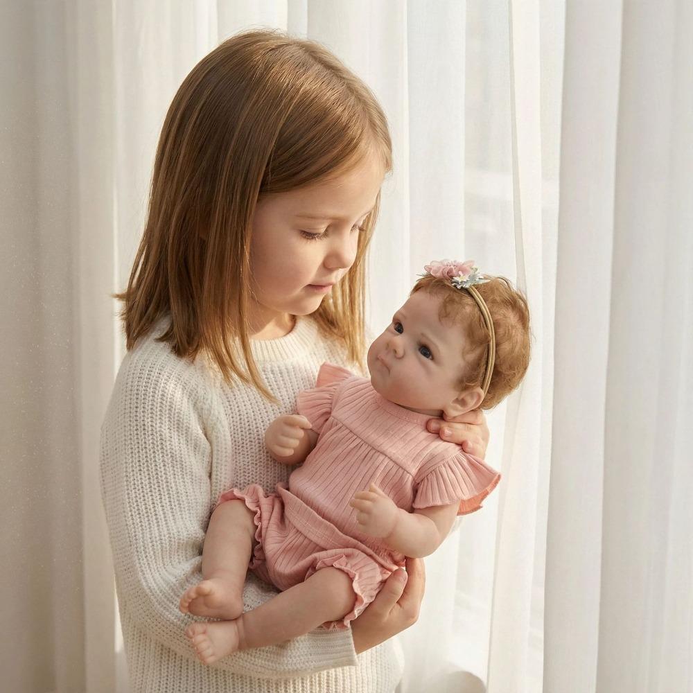 18 Inch Implanted Mohair Simulation Doll Bettie Full Silicone Body Bathable Newborn Dolls Realistic Play House Toy Baby Doll Child Birthday Xmas Gifts