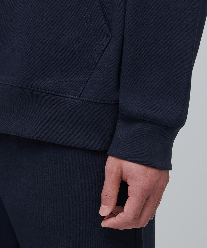 Heavyweight Oversized Hooded Sweatshirt [Navy]
