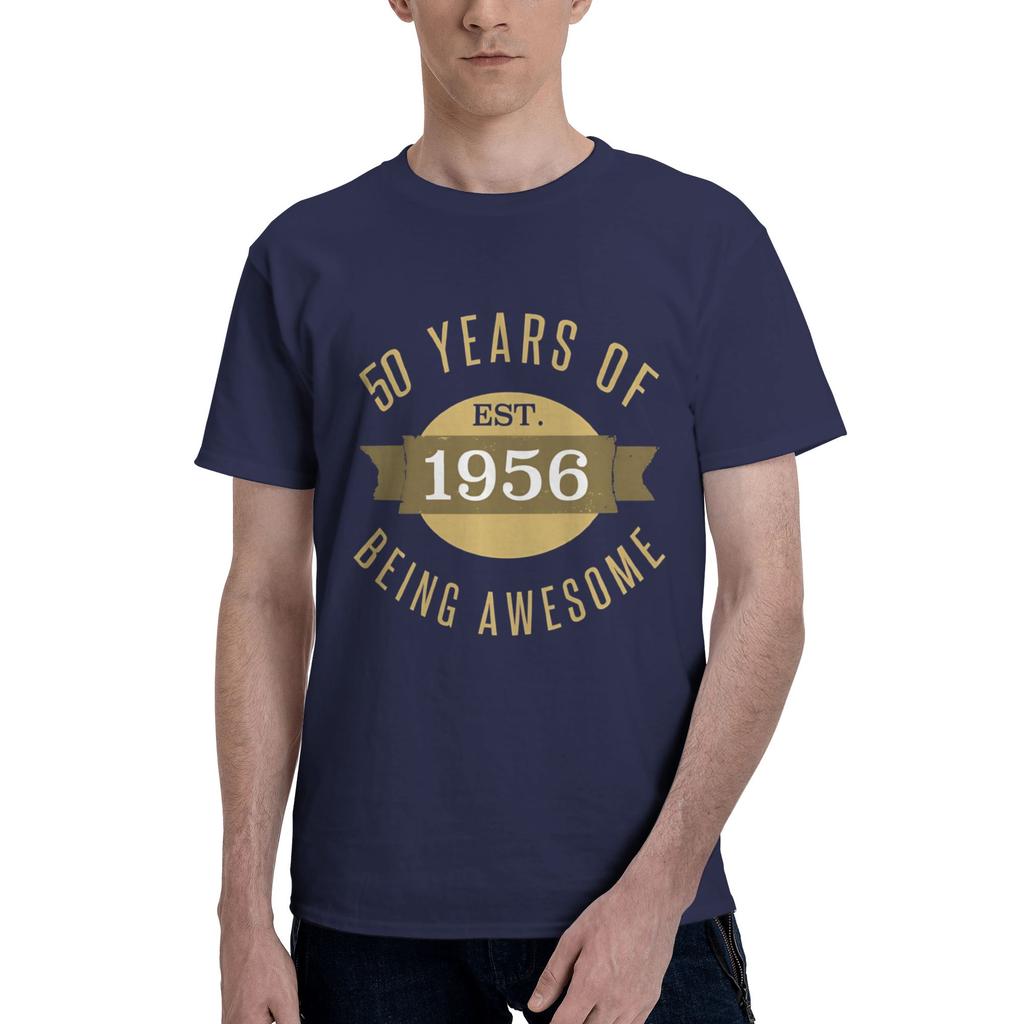 Established 1956 Mens T Shirts 70 Birthday Unique Tees Short Sleeve Crewneck Cotton New Arrival Tops TShirt