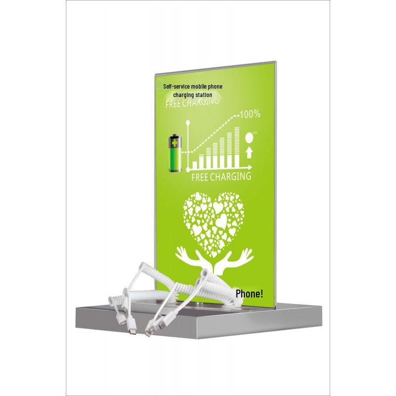 Floor-Standing Public Mobile Phone Charging Station