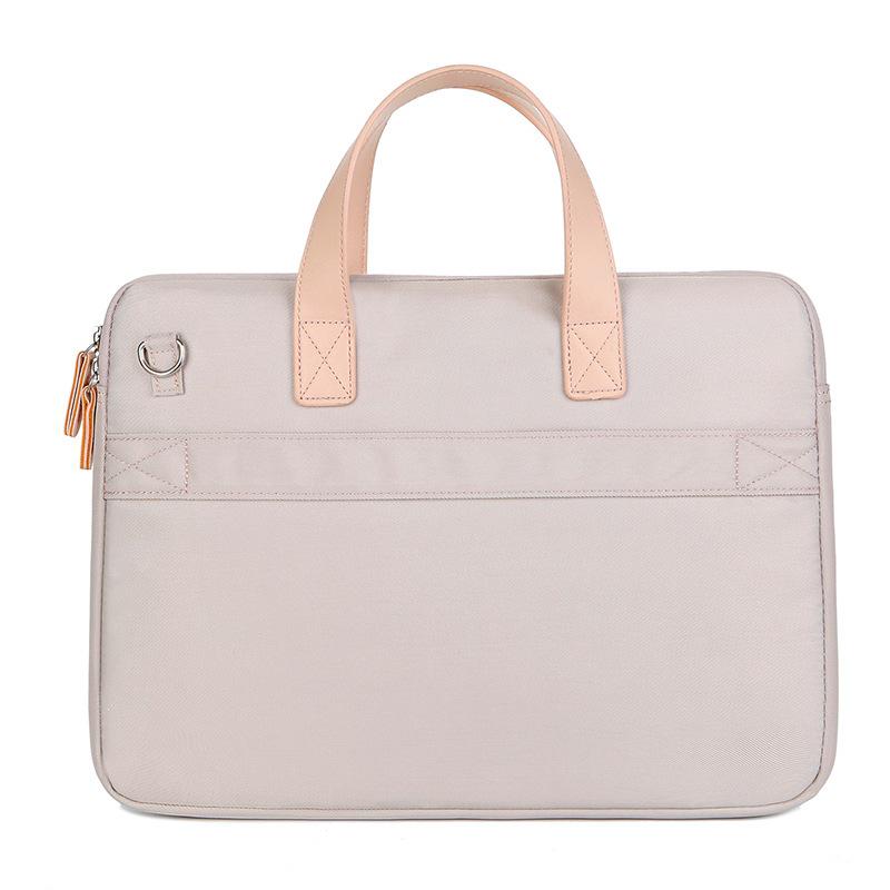 Lightweight 14/15 Inch Macaron Laptop Shoulder Bag with Tablet Sleeve for Girls