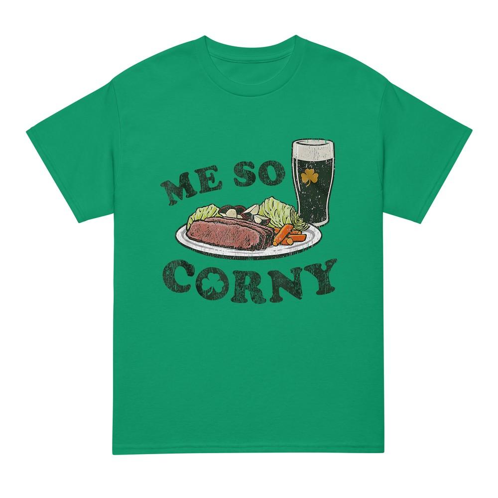 Me So Corny Beer Corned Beef And Cabbage St Patricks Day Tshirt (1) S