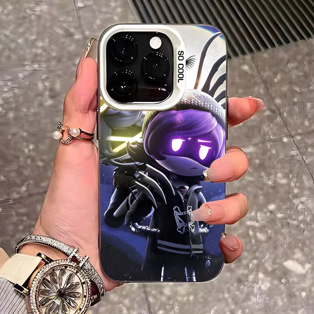 Murder Drones Phone Case For IPhone 17 Pro Max 16 Pro Max 15 14 13 11 12 Mini Xs X Xr 7 8 Plus Se Color Silver Cover