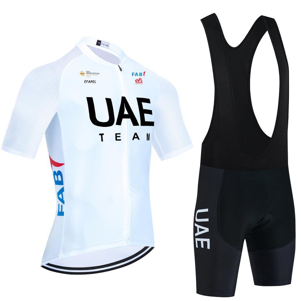New ITALIA Cycling Jersey Pink UAE TEAM Bike Jersey Shorts Set Ropa Ciclismo Men Women Summer Pro Bicycle Maillot Clothing