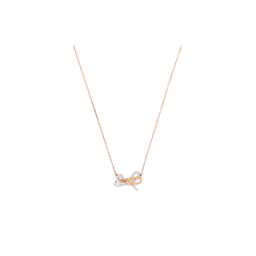 Swarovski Necklaces Womens Rose Gold tone Plated
