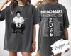 Bruno Mars The Romantic Tour Inspired Print Short Sleeve Cotton T-shirt 2026 Retro Pop Concert Men Women Tee Music Fan Gift