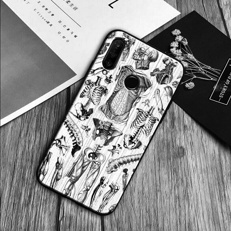 

Medical Skeleton Anatomy For Huawei Nova 5T 12s 12i 11i Y90 Y70 Y60 Y61 Y91 Y72 10 9 SE P20 P40 Lite P60 P30 Pro Case Huawei P60 Pro