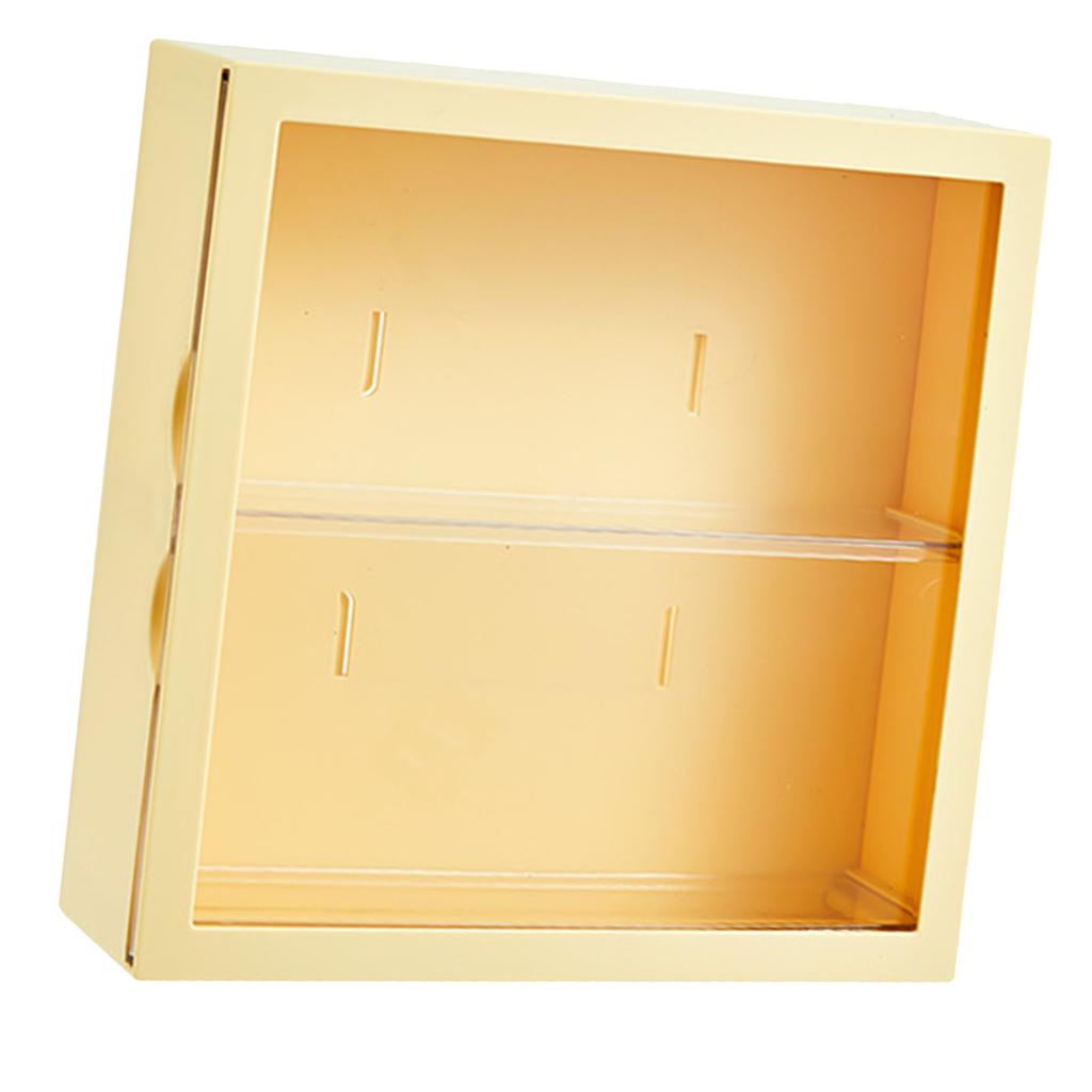 Wall Mounted Showcase Blind Box Figures Display Case Handicraft Storage Display Rack Dust Proof Doll Toy Storage Box