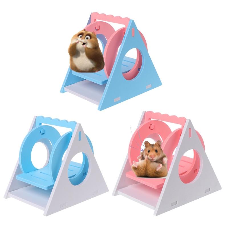 Picture of Buy Pet Hamster Toy Swing Ecological Wood Colorful Bridge Seesaw ...