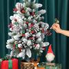 1PC Plastic Garland Christmas Decorations Festivlas Colorful Ball Branches Holiday Decoration Supplies 2 Styles
