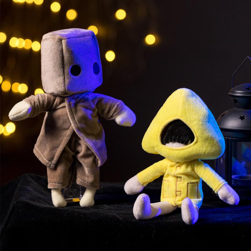 Süßes Lebensechtes Little Nightmares 2 Plüschtier Entzückende Six Figur Sammlung Cartoon Figur Abenteuerspiel Geschenk Spielzeug Für Kinder Fans