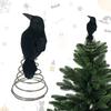 Halloween Skull Crow Tree Topper Home Festivel Desktop Ornament Party Atmosphere Props Halloween Gift  Year Home Decor
