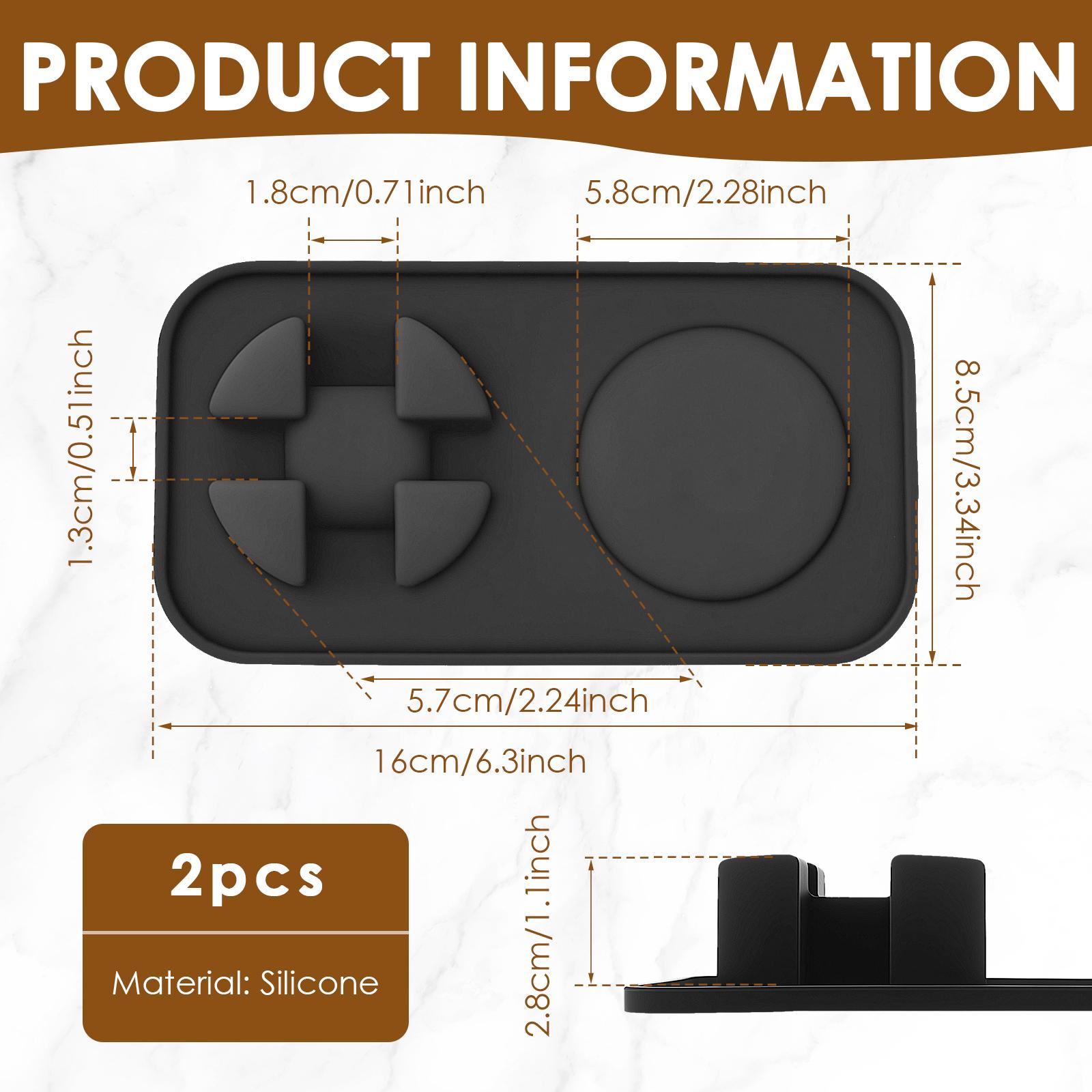 2Pcs Silicone Tamping Mat For Ninja Luxe Cafe Accessories Ninja Luxe ES601 ES701 Ninja  Coffee Machine Espresso Coffee Maker
